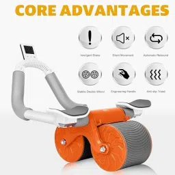 searegal New Automatic Rebound Ab Abdominal Exercise Roller with Elbow Ab Exerciser image 4