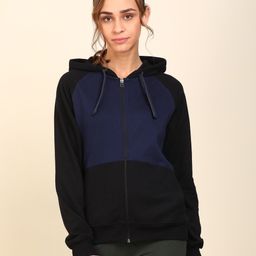wildcraft Women Full Sleeve Color Block Hooded Sweatshirt-picture-43