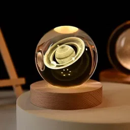 3d galaxy crystal ball table lamp Table Lamp-0
