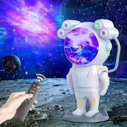 aganta Galaxy Night Light Astronaut Space Star Projector Nebula 360° Adjustable Lamp Table Lamp image 3