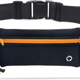 KRAPTICK Running Waist Belt with Bottle Holder | Adjustable, Waterproof & Sweatproof Jogging Belt | Sports Hydration Belt for Running, Gym-21