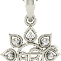 avsar Aakansha 18kt Diamond White Gold Pendant-image-35
