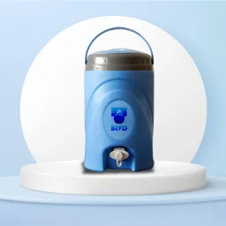 6 Liter Plastic Water Dispener Bottle Jar, Cold Water Jug, Blue BPA Free-1 Bottom Loading Water Dispenser-image-12