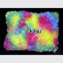 Soft Fur Pillow For Kids,Throwing Pillow,Pillow for Sofa ,Gifts and Beds Microfibre Abstract Baby Pillow Pack of 1-image-58