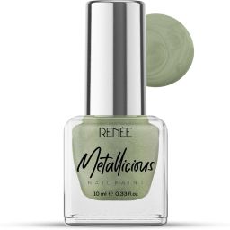 Metallicious Nail Paint | Quick Drying, Chip Resisting Formula with High Shine Forest Flash-image-85