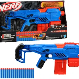 Alpha Strike Flyte CS-10 Motorized Blaster,10-Dart Clip Blasting, Incl. 20 Darts Guns & Darts-25