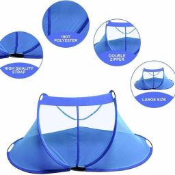 ruglynn Polyester Kids Washable UltraShield Baby Mosquito Net – Safe Sleep Canopy with 360° Cover Mosquito Net image 2