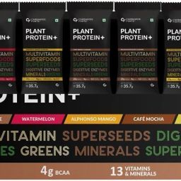 Plant Protein Powder Sachet - Plant Based Protien Powder- Pack of 20 Plant-Based Protein-image-31