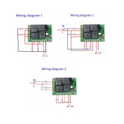 433MHz 12V 4 Channel, Relay Module Wireless, Remote Control Switch, without Battery image 4