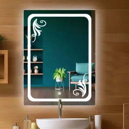 Unframed LED Mirror With Brightness Adjustable | Standard Size Mirror 18x24" Bathroom Mirror-28
