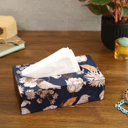 reinvention factory Tutsi Bird Navy Blue MDF Tissue Paper Box-picture-28