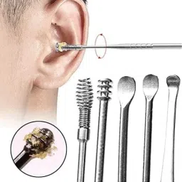 Ear Cleaning Tools kit Ear Wax Cleaner Earwax Remover Stick Set Spring Curette Hair Curler-image-59