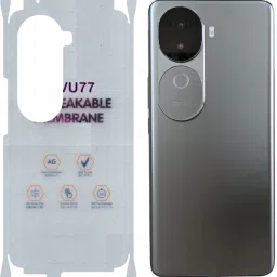 yuvu77 Back Screen Guard for IQOO Z9S 5g, Membrane 360 coverage-image-3