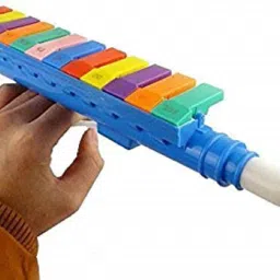 Mouth Organ Flute/Trumpet Shaped 13 Key Note Melodica Toy for Kids (Multicolor)-image-11