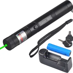 InfraHive 100mW Rechargeable Green Laser Pointer Party Pen Disco Light 5 Mile + Battery-36