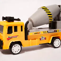 Cement Mixer Construction Truck Toy - Assorted colourPack of 1-7
