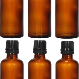 Reusable Black Cap Empty Amber Glass Bottles with Euro Dropper for Essential Oil 100 ml Bottle-5