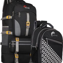 60L Rucksack & 30L Backpack Combo for Travel, Hiking, and Daily Use (Unisex) Rucksack - 60 L-image-105