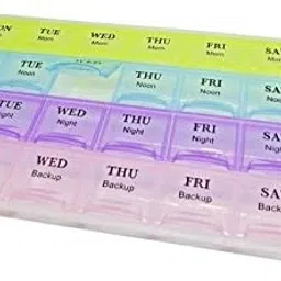Pill Medicine Organizer Reminder Storage Box for 7 Days, 4 Layer Pillbox Pill Medicine Organizer Reminder Storage Box Pill Box-13