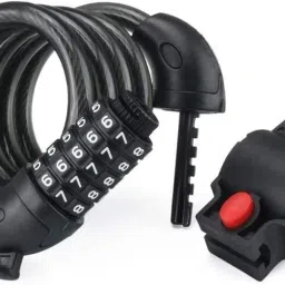 Bicycle Lock 5 Digit Code Combination Security Steel Cable Spiral Cycling lock Bicycle Lock-17