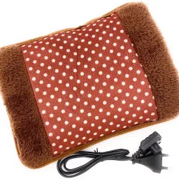 Electric Velvet Hot Water Bag with Pocket for Winters/Pain Relief & Heat Therapy Electrical 1 L Hot Water Bag-image-30