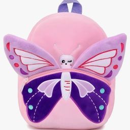 PINK BUTTERFLY PLUSH BAG FOR KIDS Plush Bag-image-42