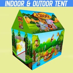 planet of toys Jungle Theme Kids Play Tent House Animal Print, for Indoor and Outdoor-picture-17