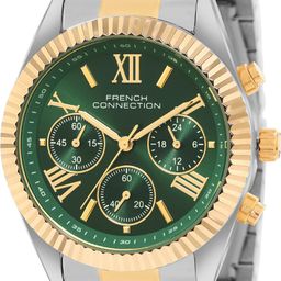 french connection Chronograph Sunray Dial Mineral Glass Analog Watch - For Women FCM06NTM-picture-2