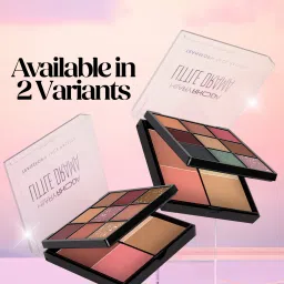 hilary rhoda Transform Face Palette|Highly Pigmented |Matte & Shimmer Finish |18g (Soft Glam) image 5