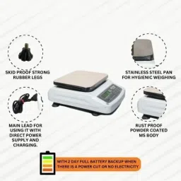monet Weighing Machine, Weighing Scale Weight Capacity 10kg Multipurpose Weight Scale Weighing Scale image 3