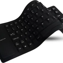 Octec Folding Wired Keyboard 85-Key USB Keyboard for Travel,Laptop,PC & Office Use Wired USB Handheld Laptop Keyboard Compatible with Desktop, Laptop, Mac-15