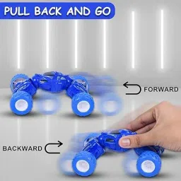 the red baby Friction Powered Telescopic Toy Car Press-Pull-Leave Feature Run On Any Surface image 2