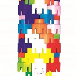 arizon Kids - Hexagonal Educational Medium Size Building Smart Blocks 200 Pcs image 3