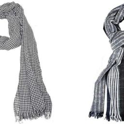 Self Design Pure Cotton Men Multicolor Fancy Scarf-10