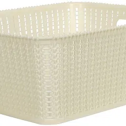 Plastic Multipurpose Sturdy Storage Baskets for Cosmetics, Office, Vegetable (Medium) Storage Basket-image-65