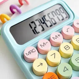 harimart 65210 Desktop Calculator 12 Digit, Solar & Battery Power, Large LCD Display For Home BasicCalculator image 5