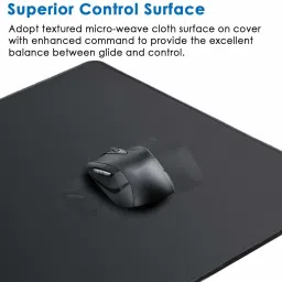 PEARIVE Extended & Large Gaming Mouse Pad| Stitched Embroidery Edges| Non-Slip Rubber Base |for Computer Laptop MacBook| Waterproof Keyboard Pad for Office & Home Mousepad image 2