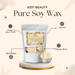 Pure Soy Wax for Candle Making | Natural Soy Wax Fully Refined (750gm) Candle-image-48
