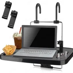 Multipurpose 2 in 1 Car Tray Table Car Retractable Tray Plate Car Steering Table Cup Holder Tray Table-13