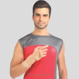 Supportive Elastic Wrist Splint-Metal Splint, Anatomical Fit, Velcro Splints-image-7