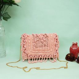 Party Peach Clutch-image-0