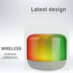 BeatBucks Portable Mini speaker with inbuilt rgb 800 mah long battery capacity 5 W Bluetooth Party Speaker image 2