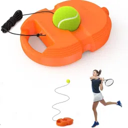 Trainer Rebound Ball, Solo Tennis Training Equipment (No Racket Included) Cricket Kit-image-28