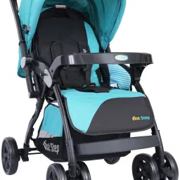Grande Pro Stroller With 5 Point Safety Harness And Reversible Handlebar Pram-41