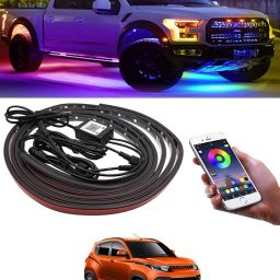 Multicolor Shine Chassis Underglow Kit Wireless Remote/Phone Control For Car-170 Car Fancy Lights-image-89