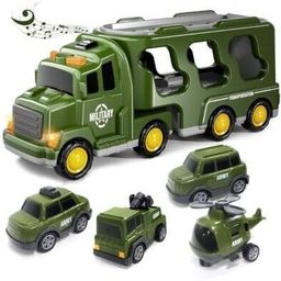 gknex 5-in-1 Friction Fire Truck Toy with Music, Light, Sound & 360° Extendable Ladder-picture-26