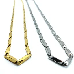 Silver Plated Stainless Steel Chain Set-25