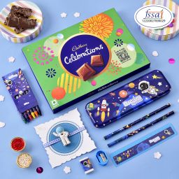 Rakhi Joy Box Chocolates, Stationery Box, Kids Rakhi Paper Gift Box-19
