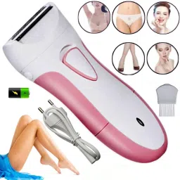 SDMS KM 5001 Women Rechargeable Epilator quick charge Shaver for personal use Trimmer 30 minRuntime 1 Length Settings-image-52