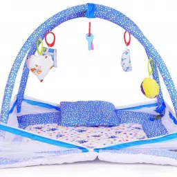 Polyester Kids Washable Baby Kick and Play Gym with Mosquito Net and Baby Bedding Set Mosquito Net-16